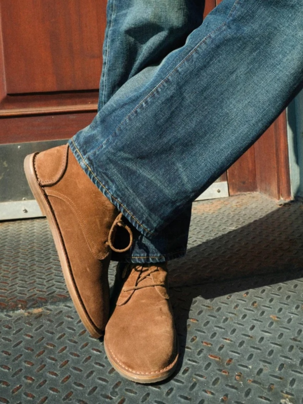 Sabah Alto Chukka Boot Men's 43 Ancona Brown Italian Suede City Fall Classic